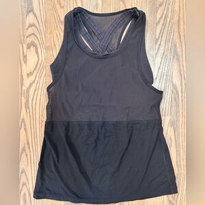 Lululemon Fast As Light 2-in-1 Mesh Racerback Tank Top